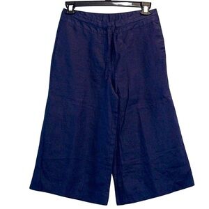 Lucy &‎ Laurel 100% Linen Gauchos Woman's Size 8